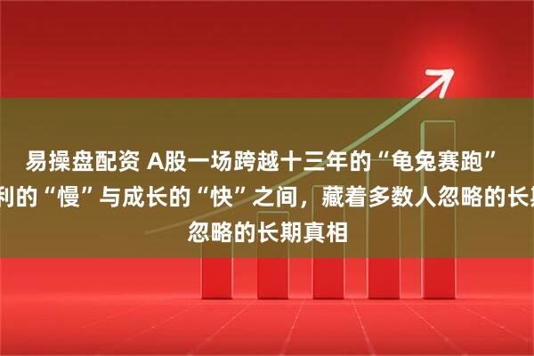易操盘配资 A股一场跨越十三年的“龟兔赛跑” ——红利的“慢”与成长的“快”之间，藏着多数人忽略的长期真相