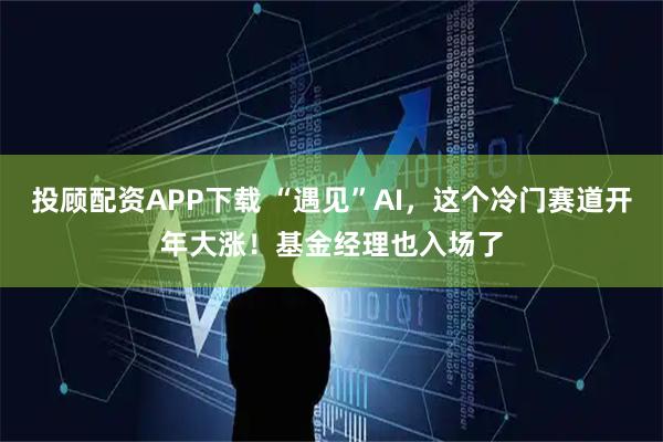 投顾配资APP下载 “遇见”AI，这个冷门赛道开年大涨！基金经理也入场了